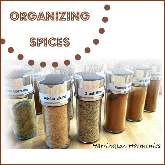 Organizing Spices